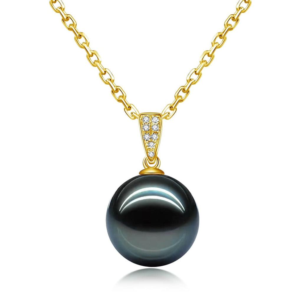 Pendentif Perle de Tahiti – 10–11 mm Or 18K – Nacréa Tahiti